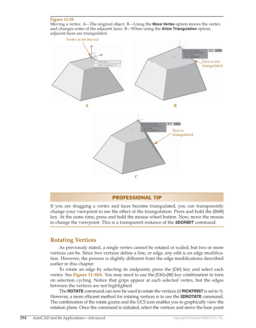 AutoCAD and Its Applications—Comprehensive 2020, 27th Edition page 294