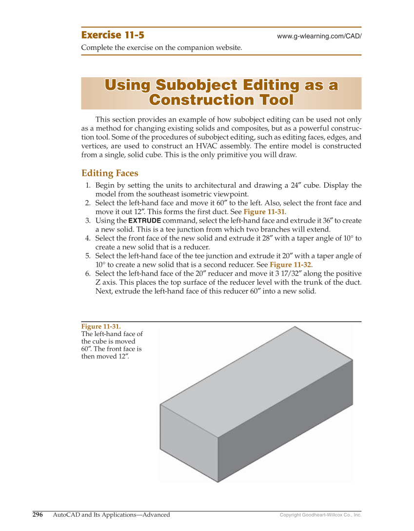 AutoCAD and Its Applications—Comprehensive 2020, 27th Edition page 296