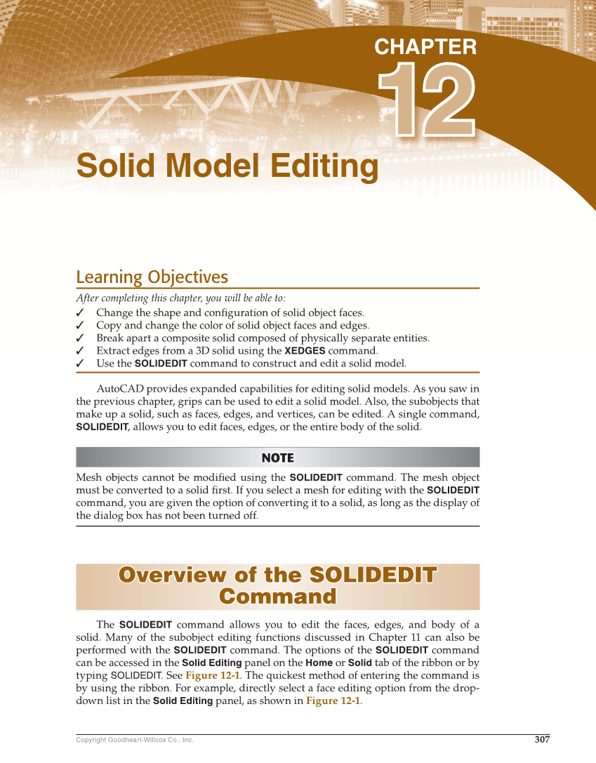 AutoCAD and Its Applications—Comprehensive 2020, 27th Edition page 307