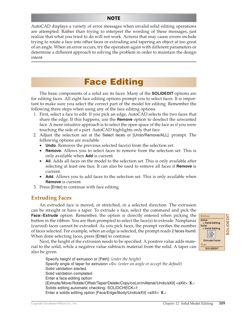 AutoCAD and Its Applications—Comprehensive 2020, 27th Edition page 309