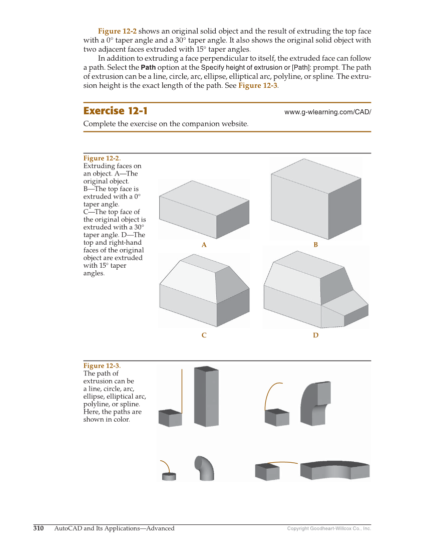 AutoCAD and Its Applications—Comprehensive 2020, 27th Edition page 310