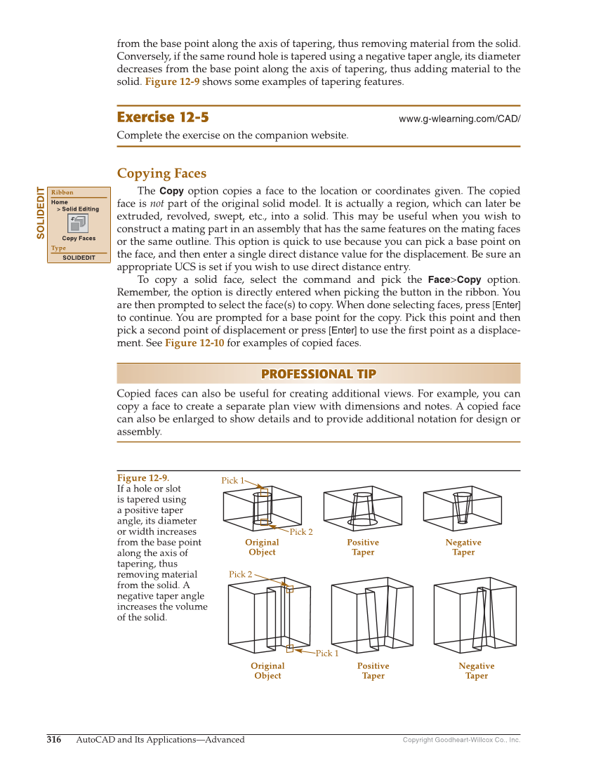 AutoCAD and Its Applications—Comprehensive 2020, 27th Edition page 316