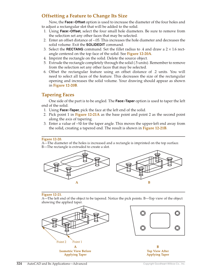 AutoCAD and Its Applications—Comprehensive 2020, 27th Edition page 324