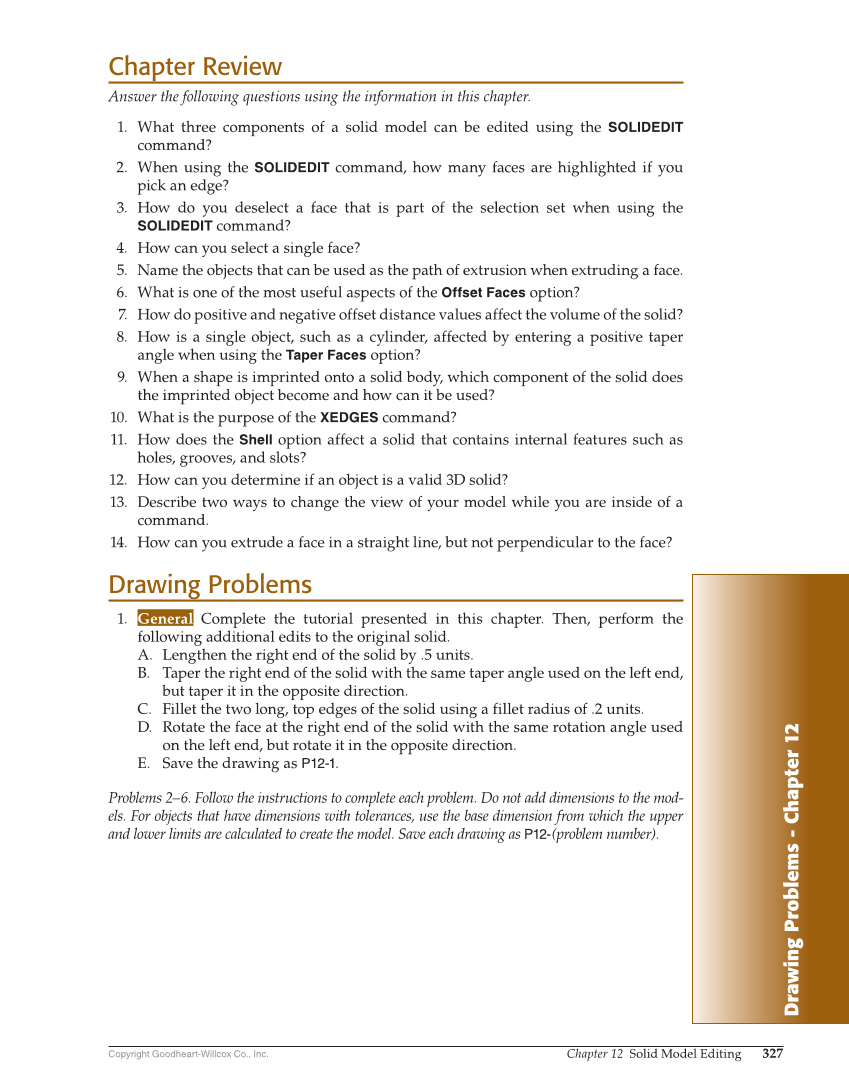 AutoCAD and Its Applications—Comprehensive 2020, 27th Edition page 327