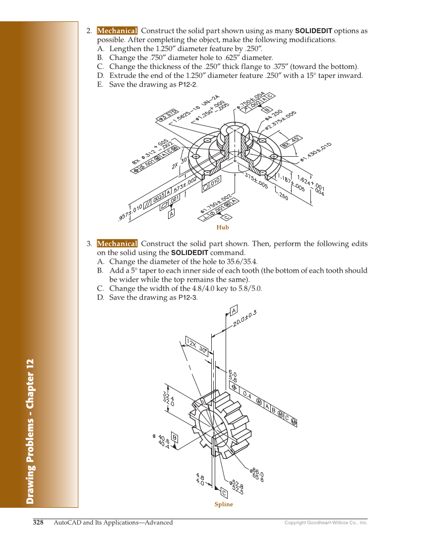 AutoCAD and Its Applications—Comprehensive 2020, 27th Edition page 328