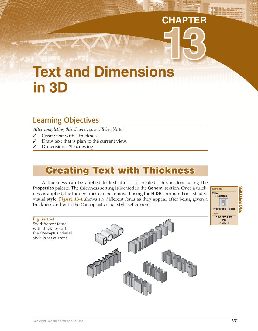 AutoCAD and Its Applications—Comprehensive 2020, 27th Edition page 331