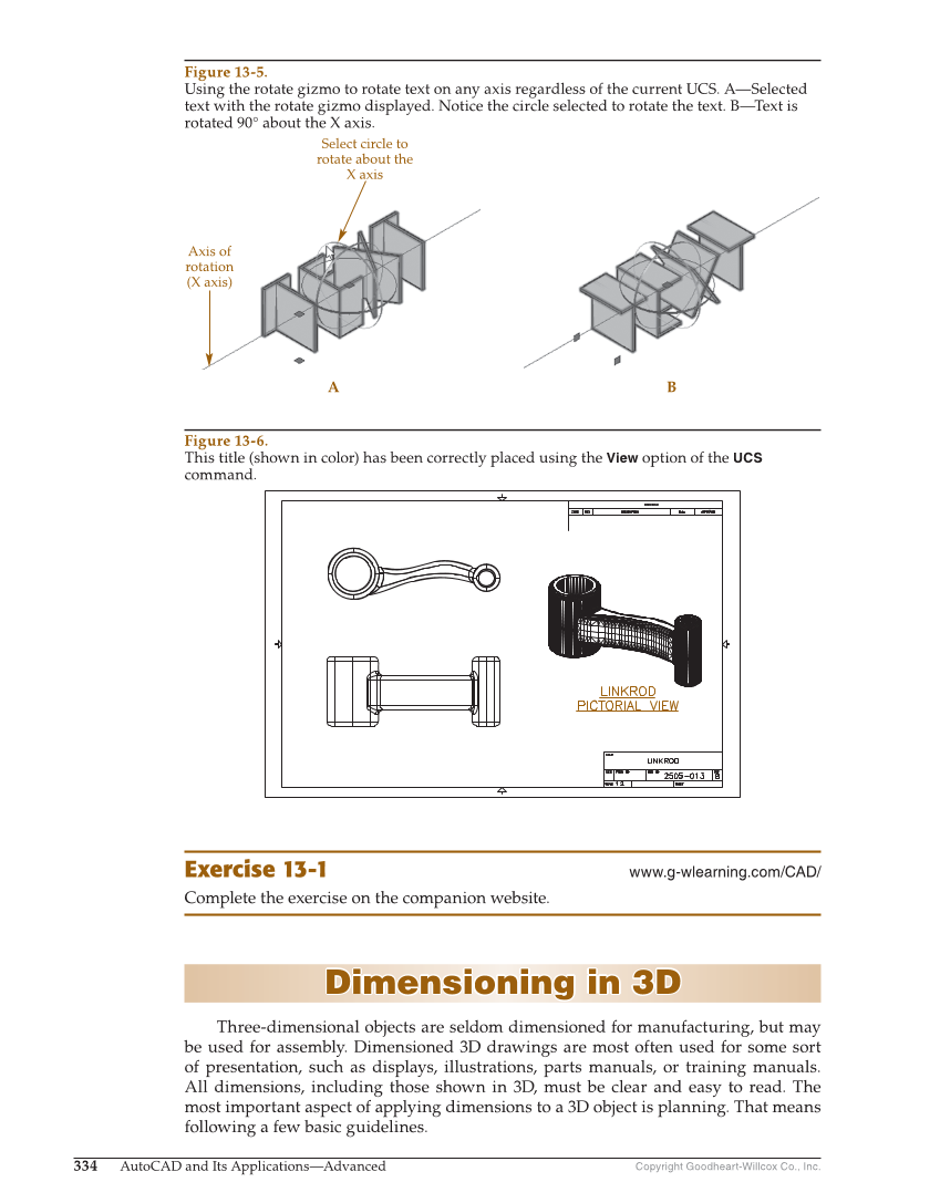 AutoCAD and Its Applications—Comprehensive 2020, 27th Edition page 334
