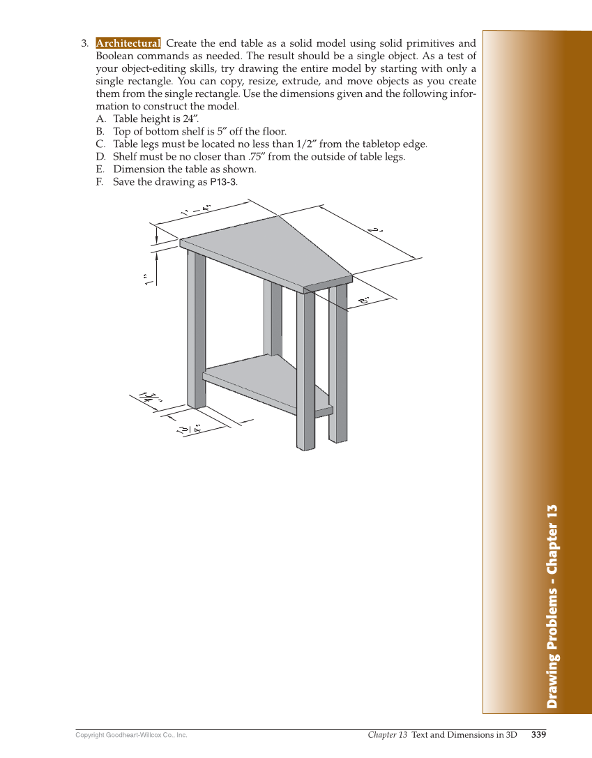 AutoCAD and Its Applications—Comprehensive 2020, 27th Edition page 339