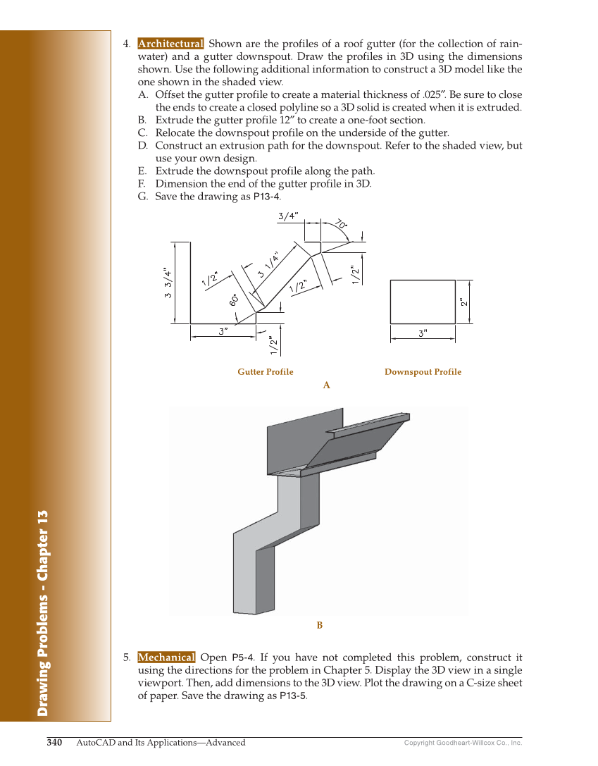 AutoCAD and Its Applications—Comprehensive 2020, 27th Edition page 340