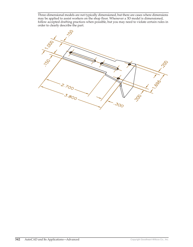 AutoCAD and Its Applications—Comprehensive 2020, 27th Edition page 342