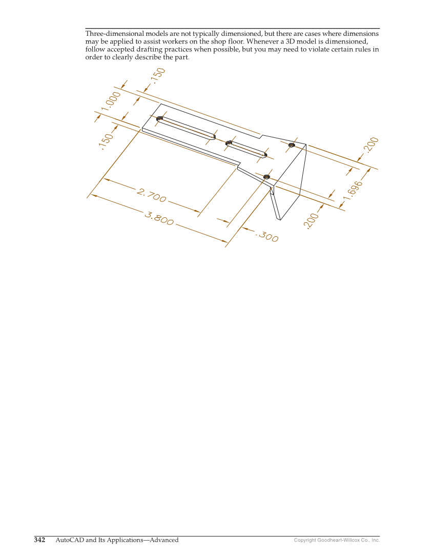 AutoCAD and Its Applications—Comprehensive 2020, 27th Edition page 342