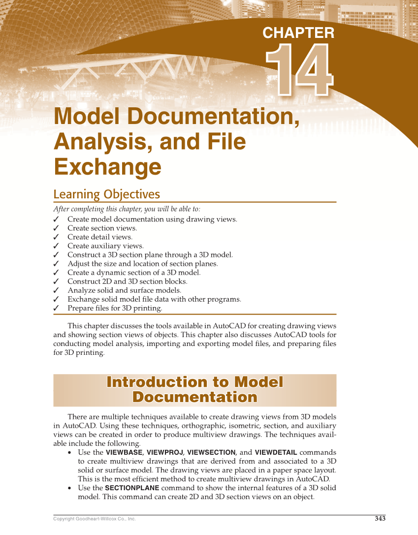 AutoCAD and Its Applications—Comprehensive 2020, 27th Edition page 343