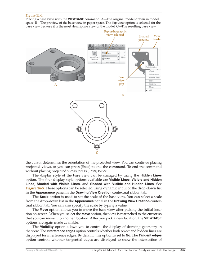 AutoCAD and Its Applications—Comprehensive 2020, 27th Edition page 347