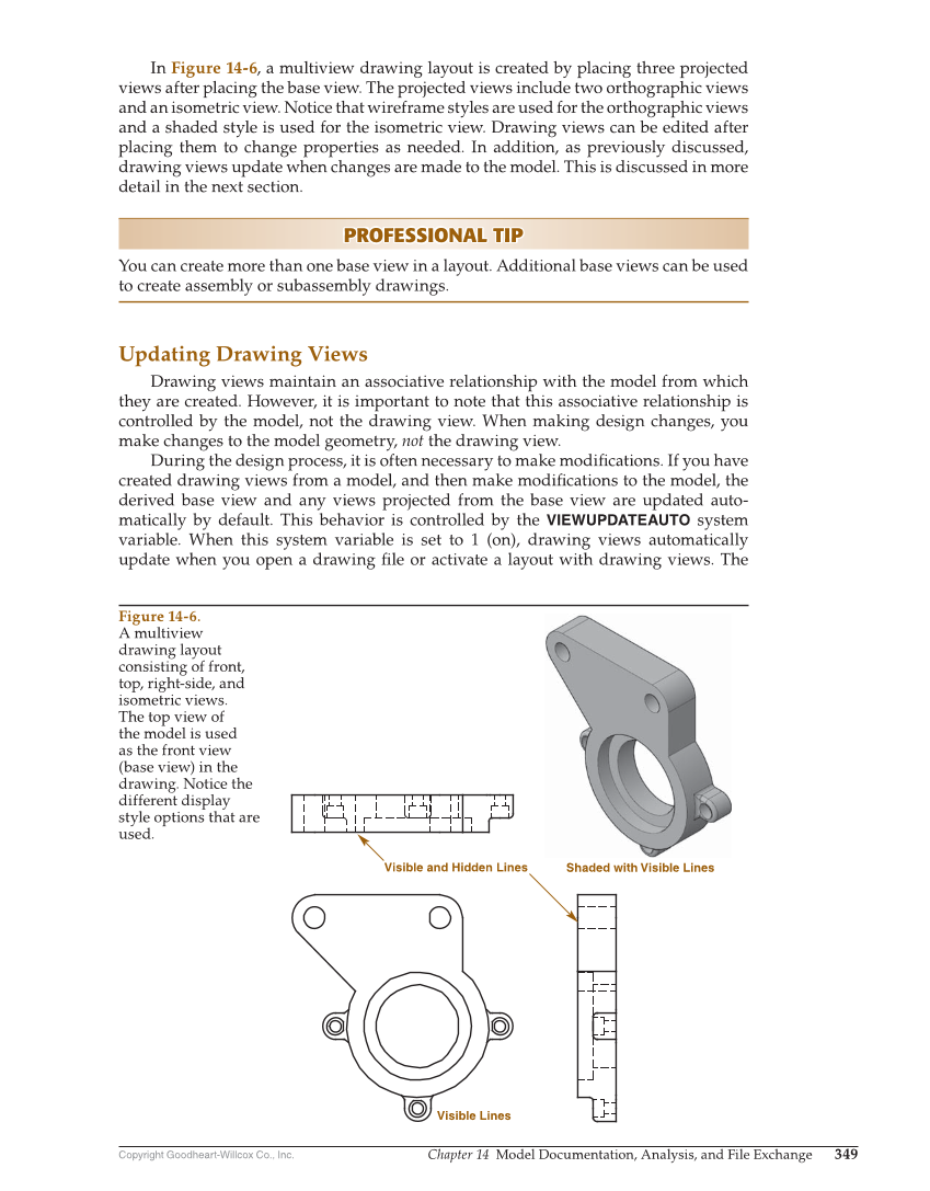 AutoCAD and Its Applications—Comprehensive 2020, 27th Edition page 349