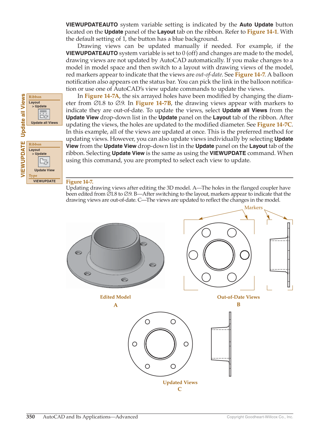 AutoCAD and Its Applications—Comprehensive 2020, 27th Edition page 350