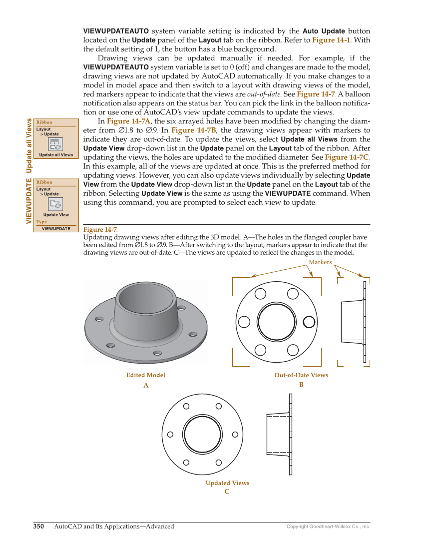 AutoCAD and Its Applications—Comprehensive 2020, 27th Edition page 350