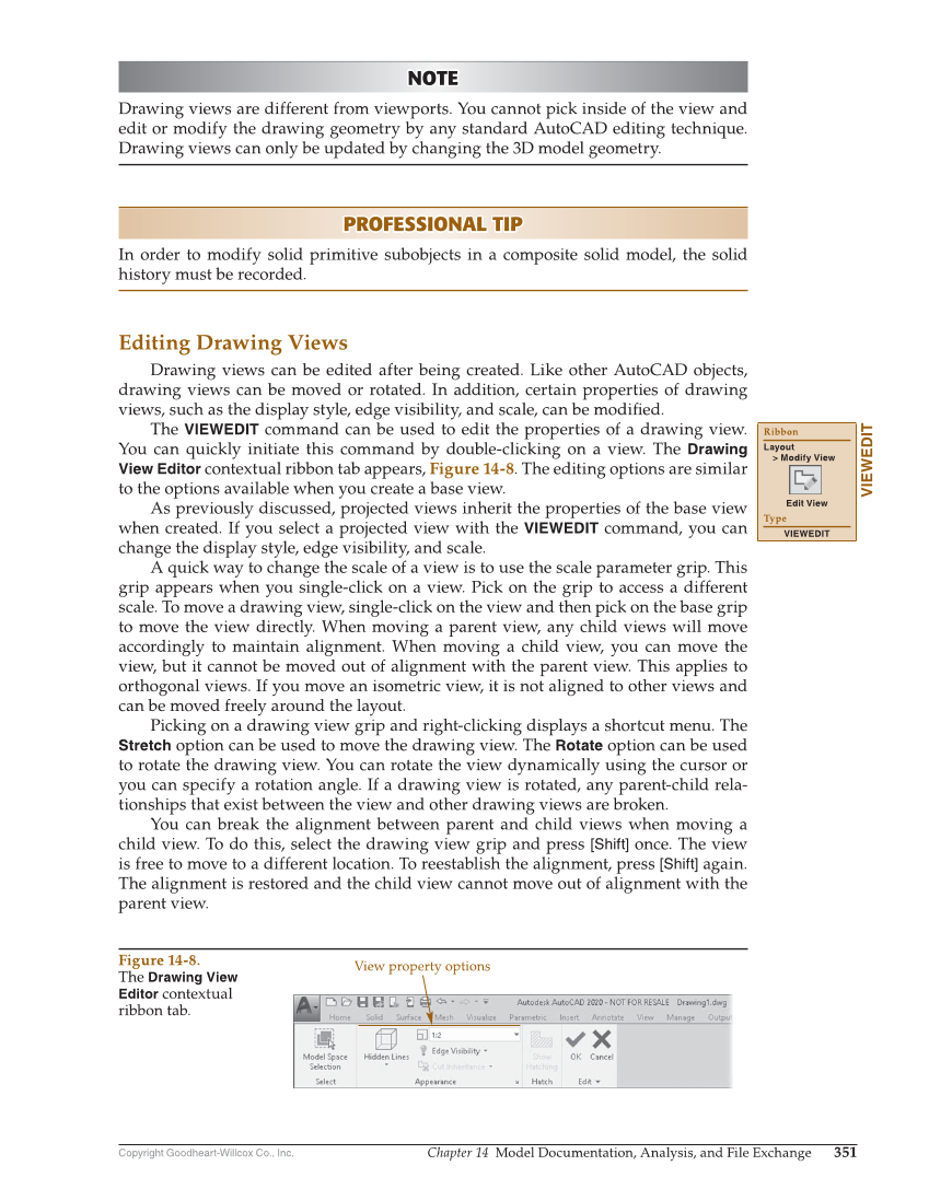 AutoCAD and Its Applications—Comprehensive 2020, 27th Edition page 351