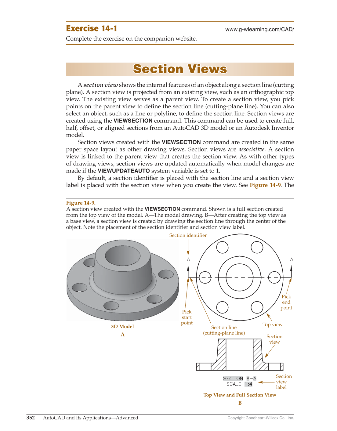 AutoCAD and Its Applications—Comprehensive 2020, 27th Edition page 352