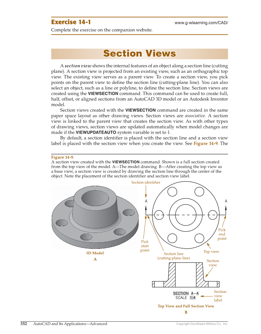 AutoCAD and Its Applications—Comprehensive 2020, 27th Edition page 352