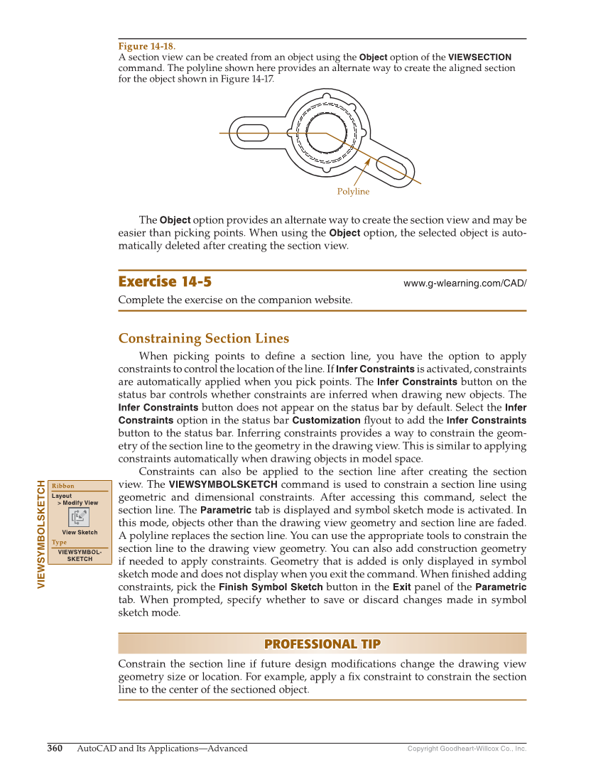 AutoCAD and Its Applications—Comprehensive 2020, 27th Edition page 360