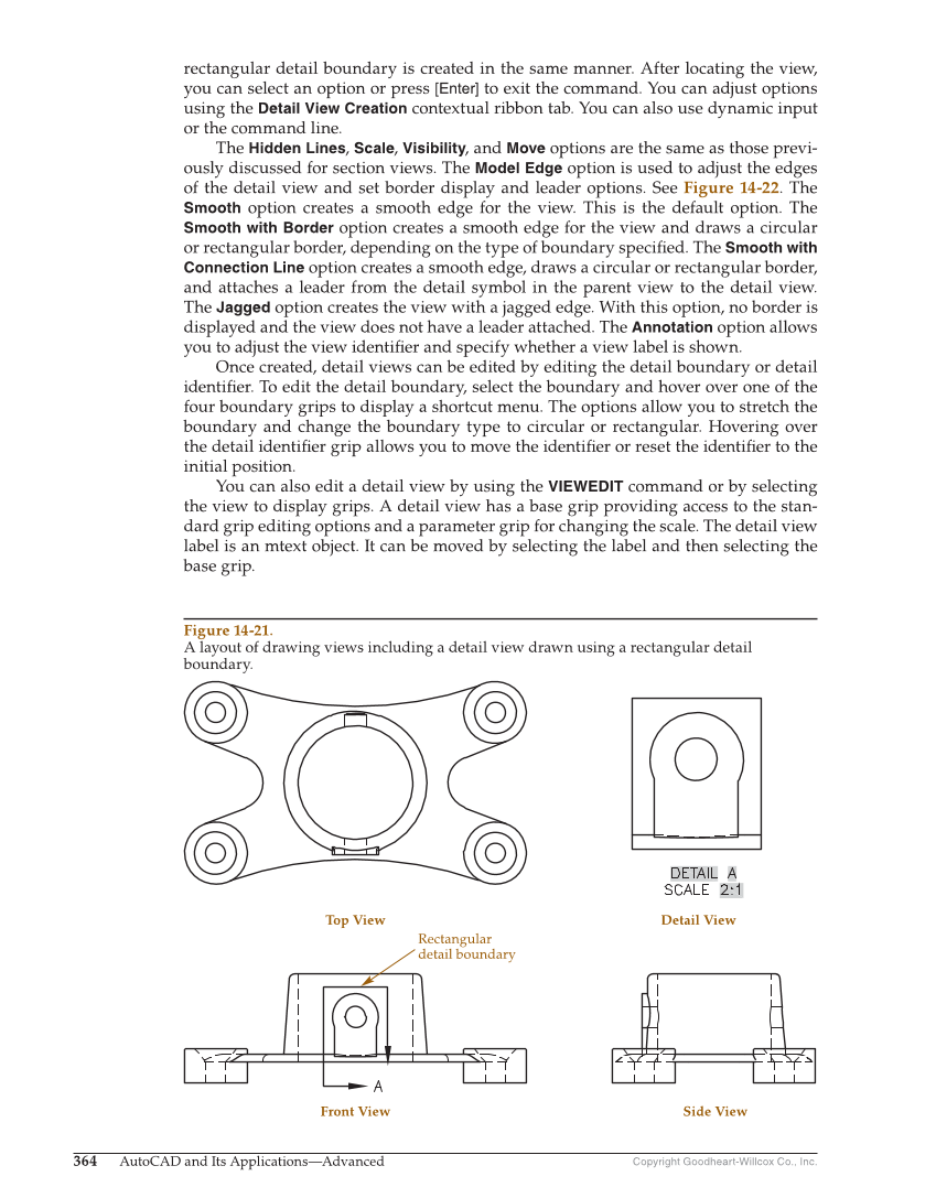 AutoCAD and Its Applications—Comprehensive 2020, 27th Edition page 364