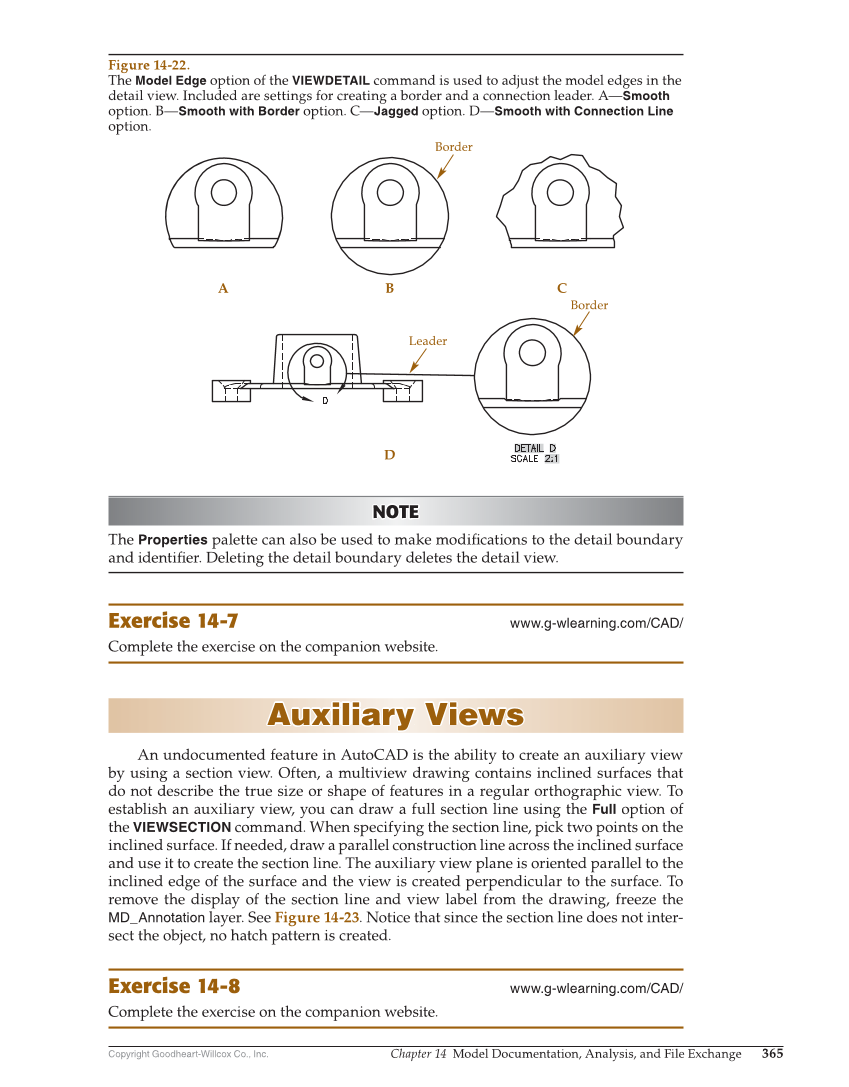AutoCAD and Its Applications—Comprehensive 2020, 27th Edition page 365