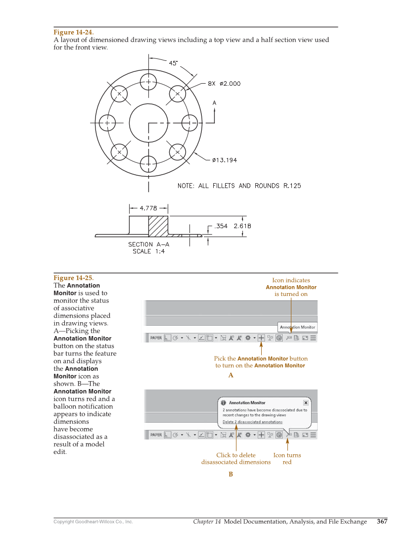 AutoCAD and Its Applications—Comprehensive 2020, 27th Edition page 367