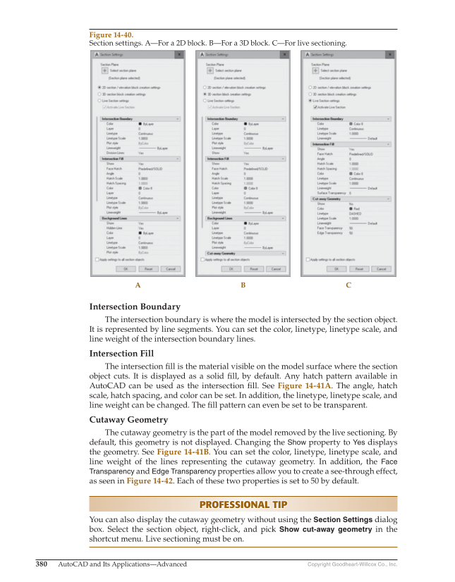 AutoCAD and Its Applications—Comprehensive 2020, 27th Edition page 380