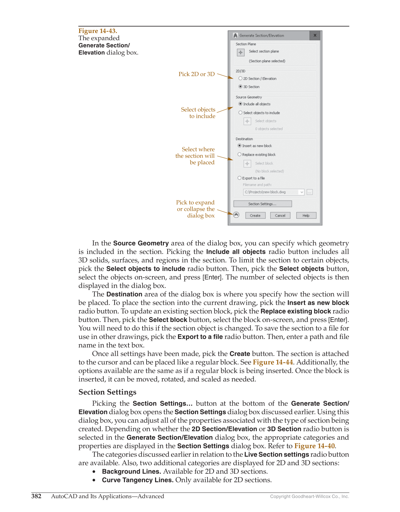 AutoCAD and Its Applications—Comprehensive 2020, 27th Edition page 382
