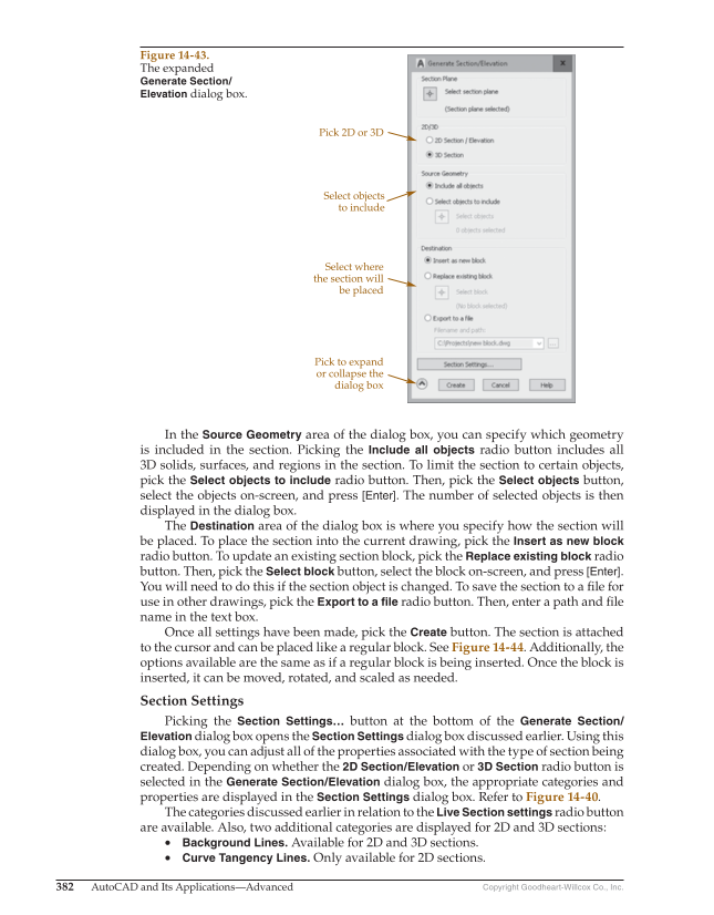 AutoCAD and Its Applications—Comprehensive 2020, 27th Edition page 382