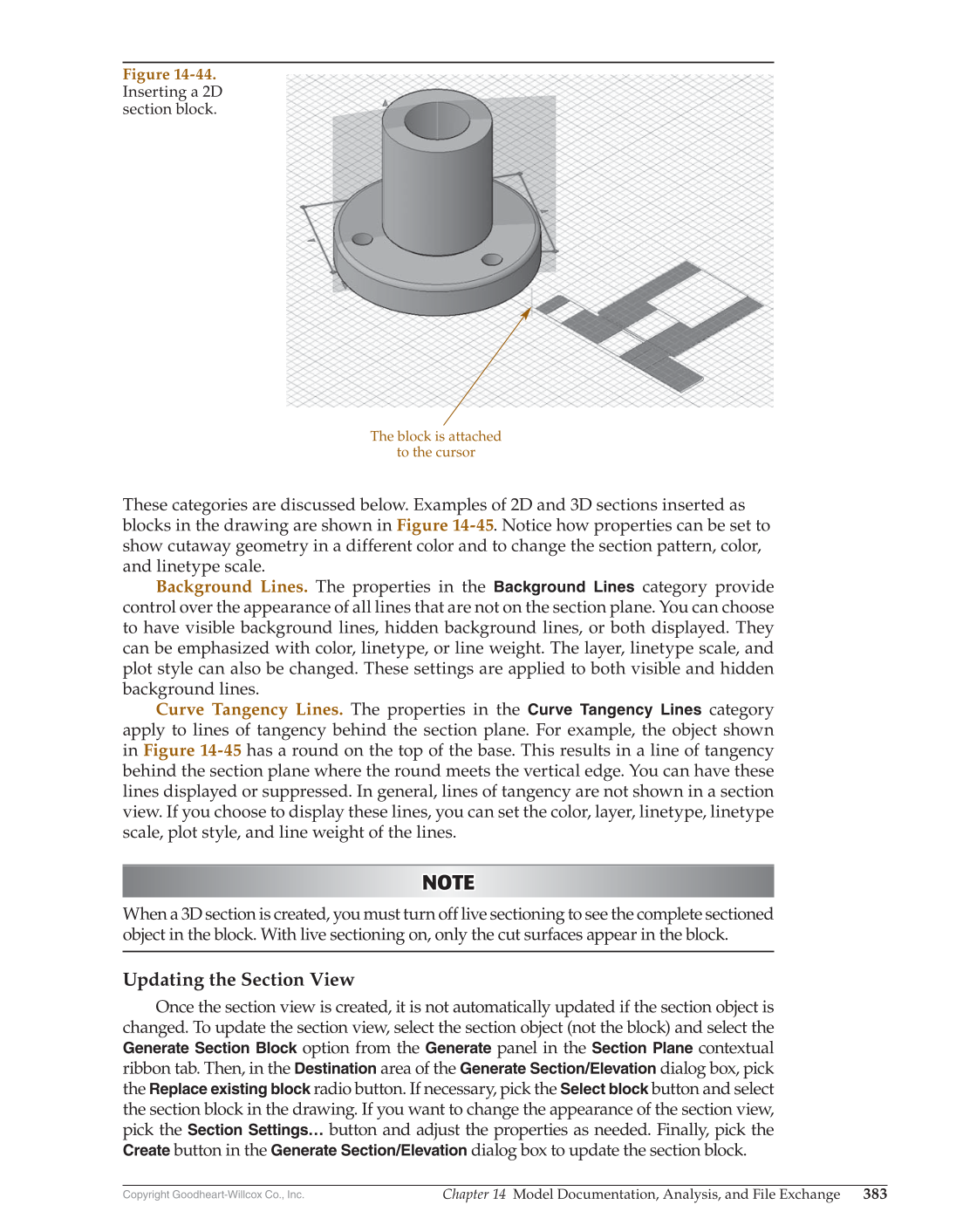 AutoCAD and Its Applications—Comprehensive 2020, 27th Edition page 383