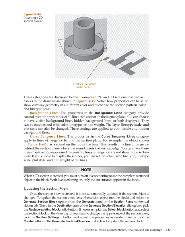 AutoCAD and Its Applications—Comprehensive 2020, 27th Edition page 383