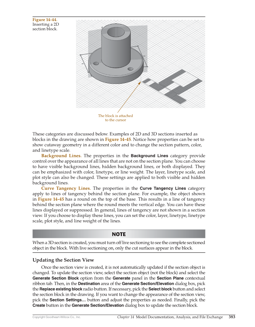 AutoCAD and Its Applications—Comprehensive 2020, 27th Edition page 383