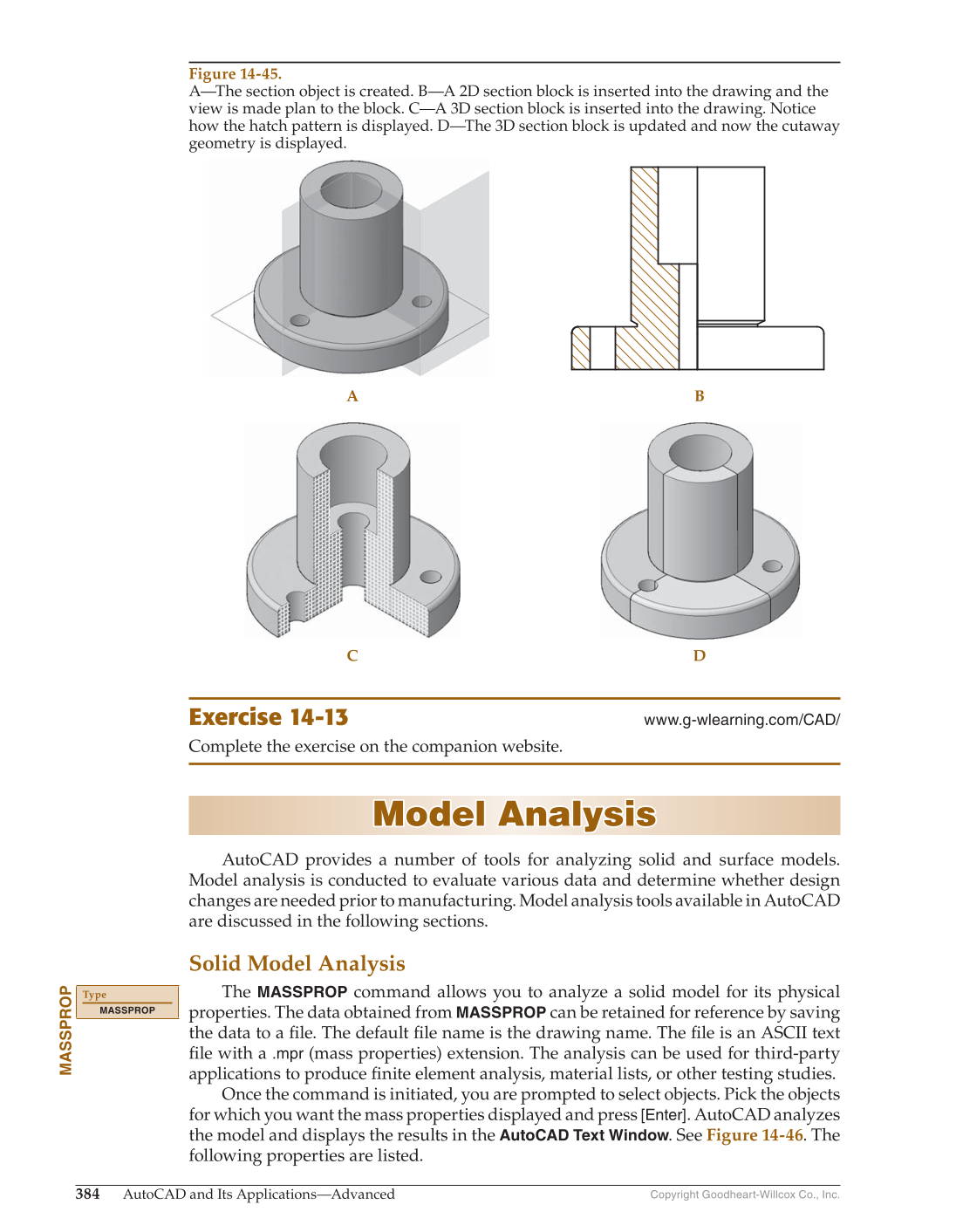 AutoCAD and Its Applications—Comprehensive 2020, 27th Edition page 384