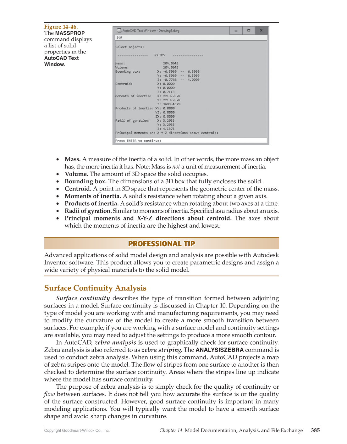 AutoCAD and Its Applications—Comprehensive 2020, 27th Edition page 385