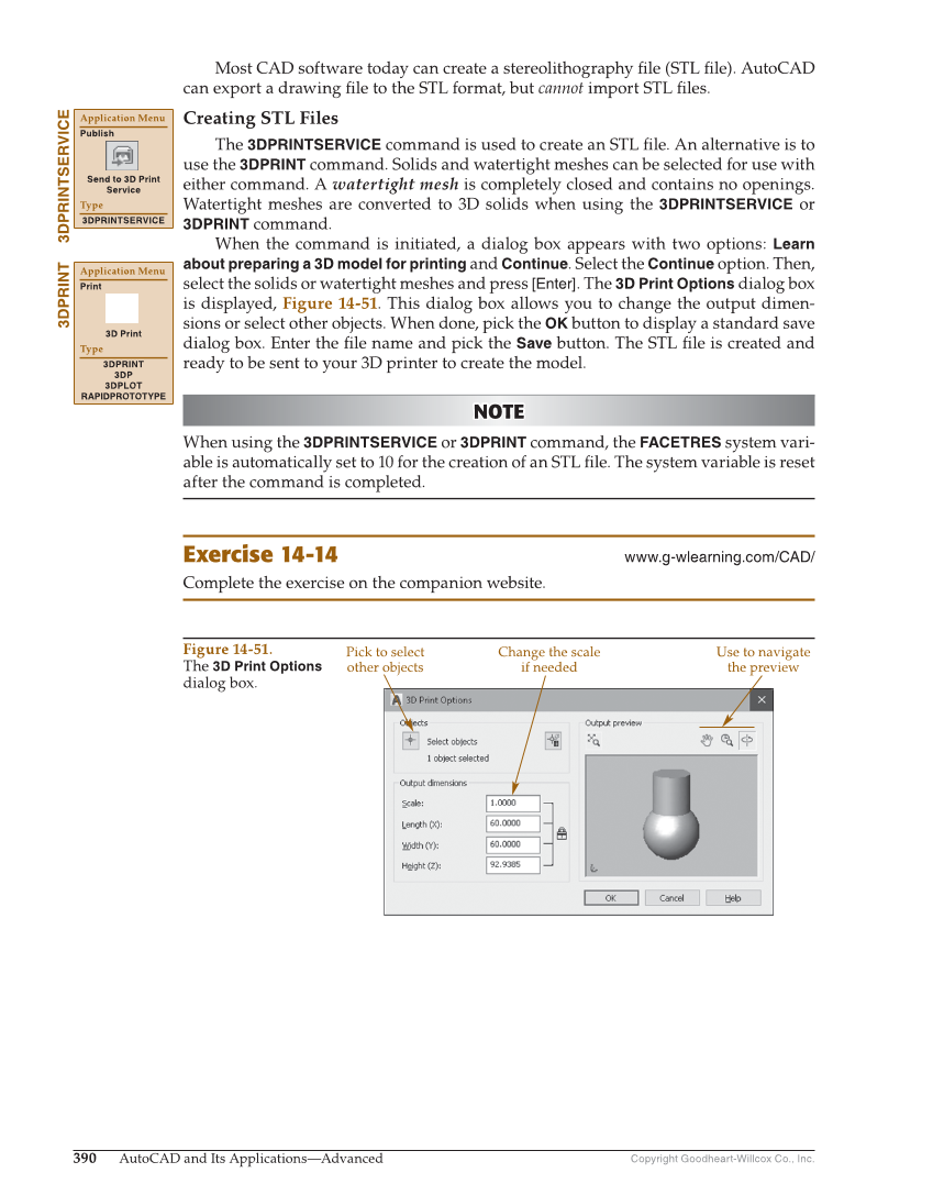 AutoCAD and Its Applications—Comprehensive 2020, 27th Edition page 390