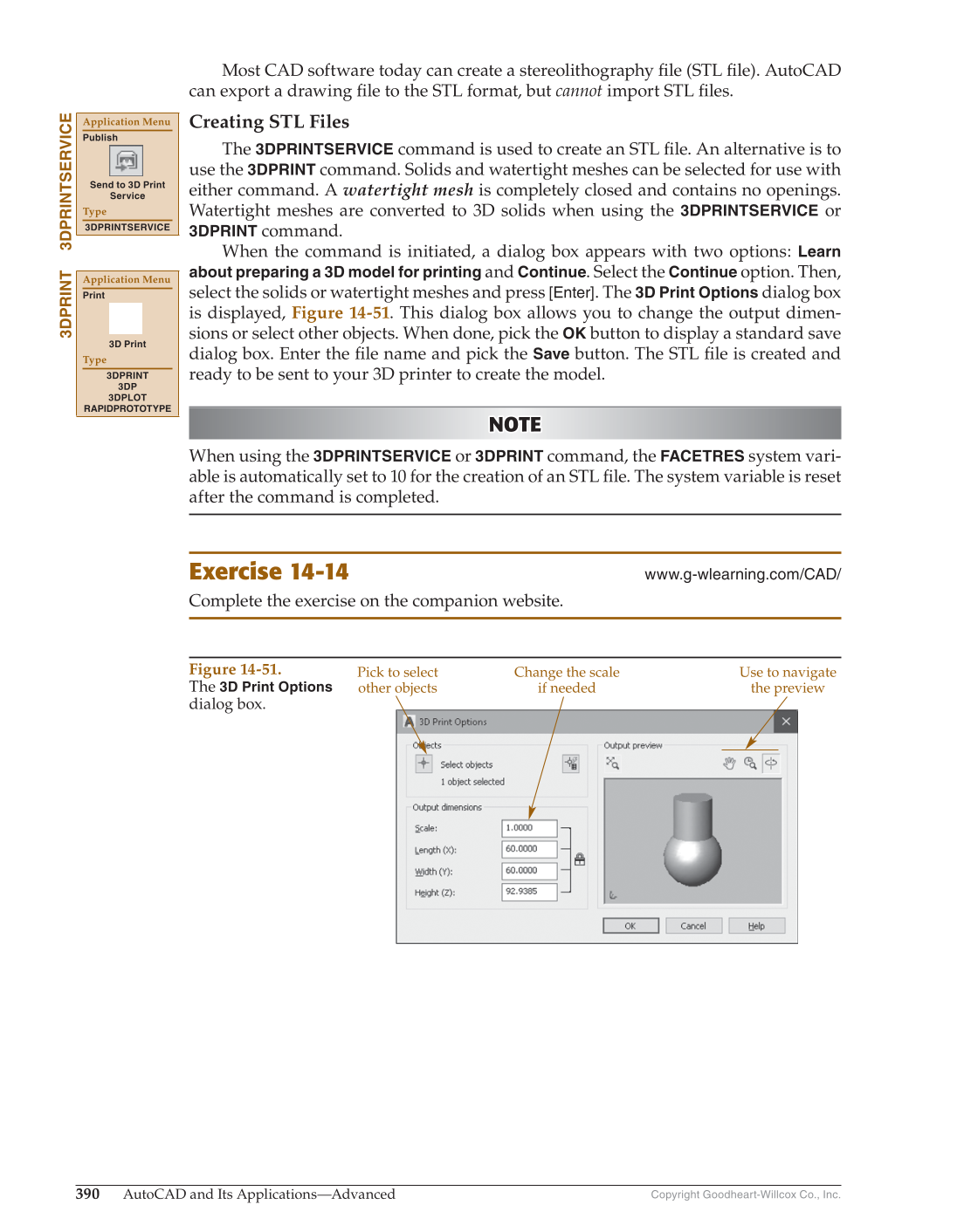 AutoCAD and Its Applications—Comprehensive 2020, 27th Edition page 390