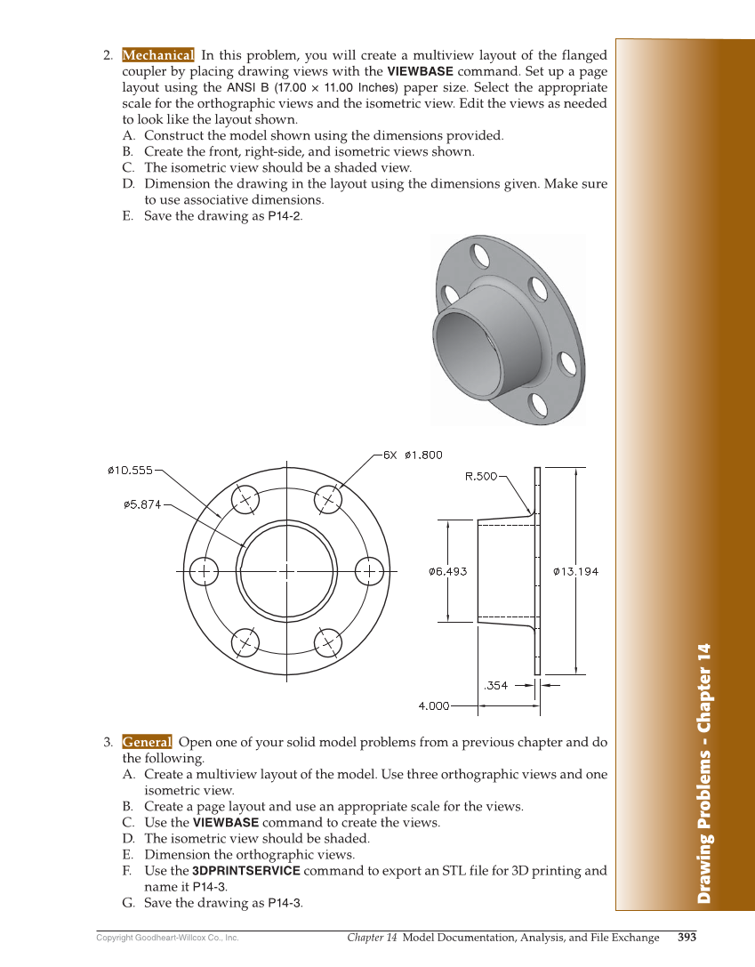 AutoCAD and Its Applications—Comprehensive 2020, 27th Edition page 393