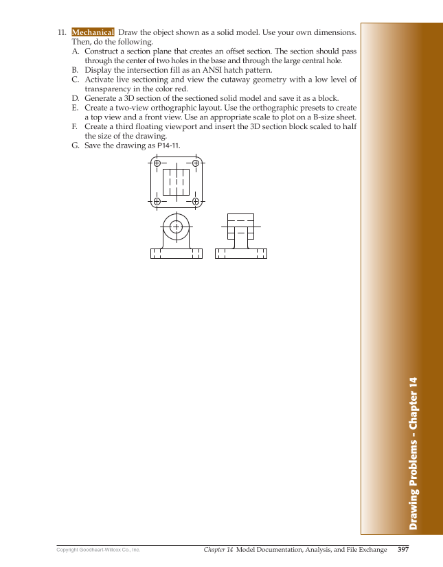 AutoCAD and Its Applications—Comprehensive 2020, 27th Edition page 397