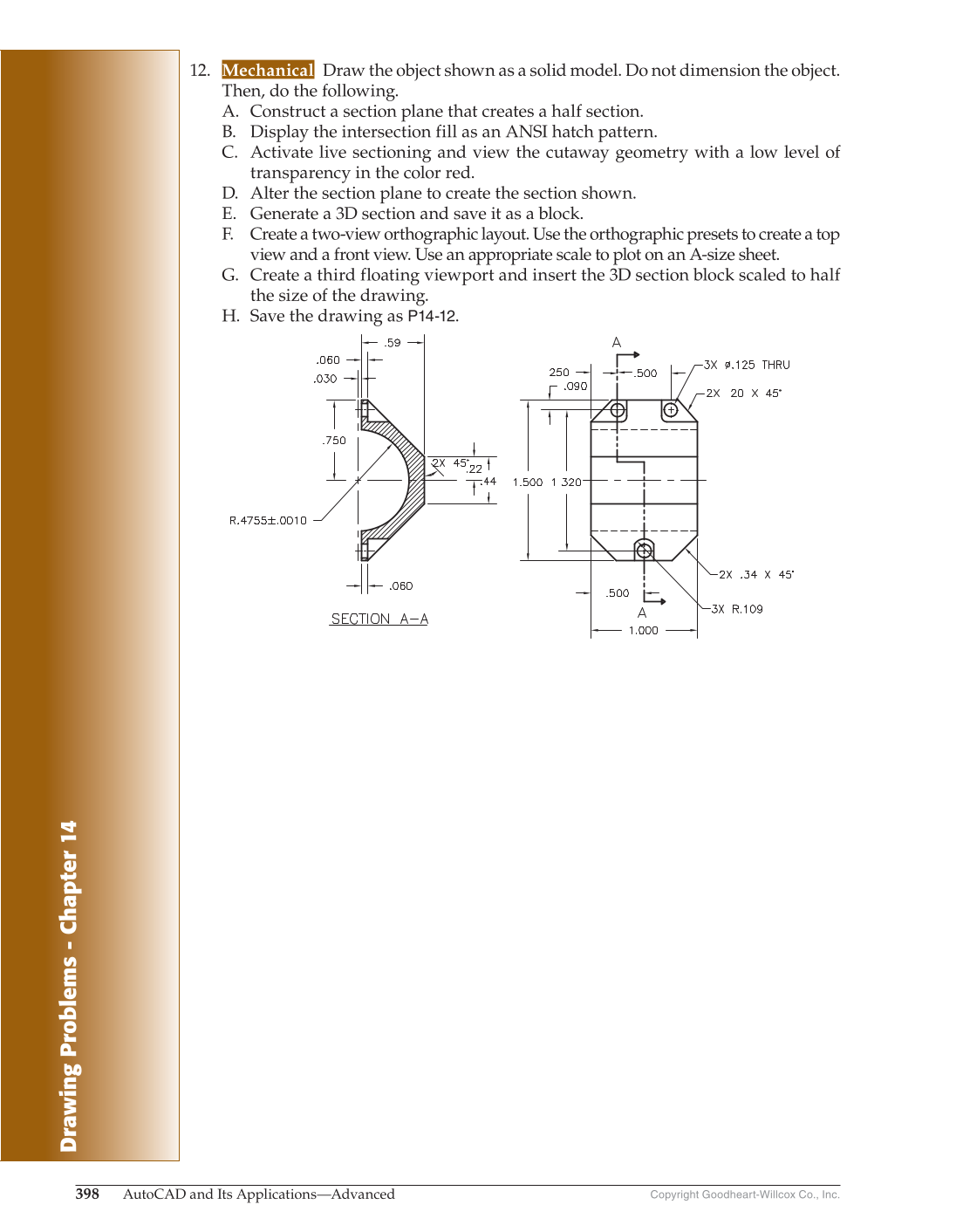AutoCAD and Its Applications—Comprehensive 2020, 27th Edition page 398