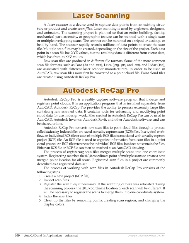 AutoCAD and Its Applications—Comprehensive 2020, 27th Edition page 400