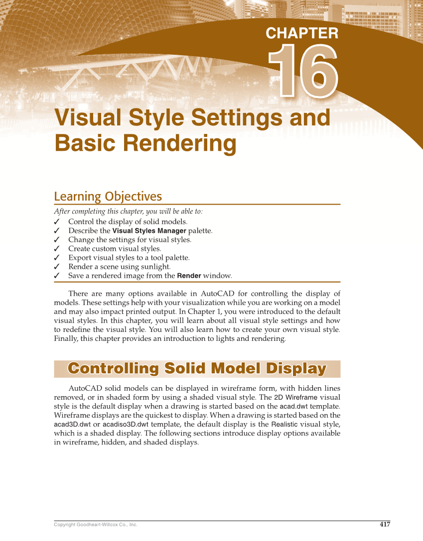 AutoCAD and Its Applications—Comprehensive 2020, 27th Edition page 417