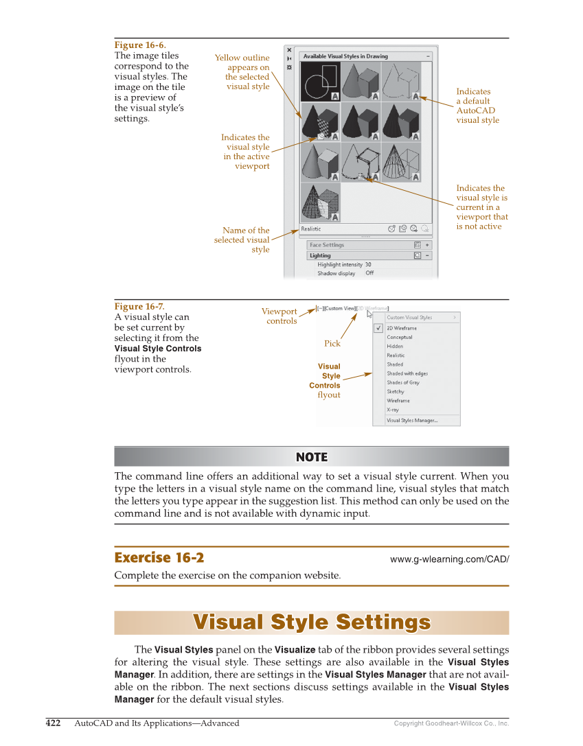 AutoCAD and Its Applications—Comprehensive 2020, 27th Edition page 422