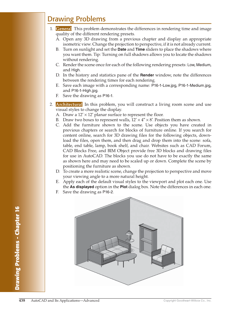 AutoCAD and Its Applications—Comprehensive 2020, 27th Edition page 438