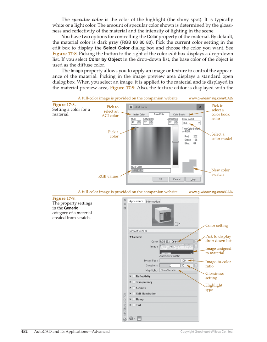 AutoCAD and Its Applications—Comprehensive 2020, 27th Edition page 452