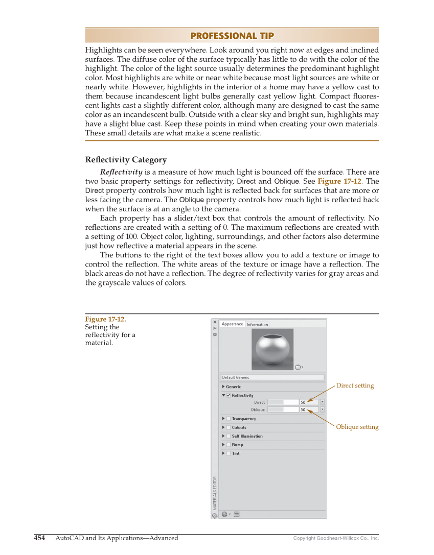 AutoCAD and Its Applications—Comprehensive 2020, 27th Edition page 454