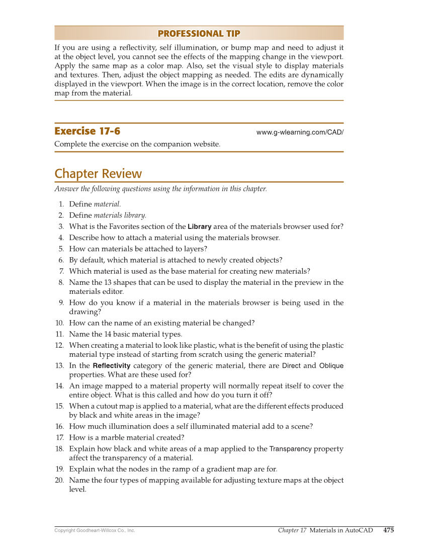 AutoCAD and Its Applications—Comprehensive 2020, 27th Edition page 475