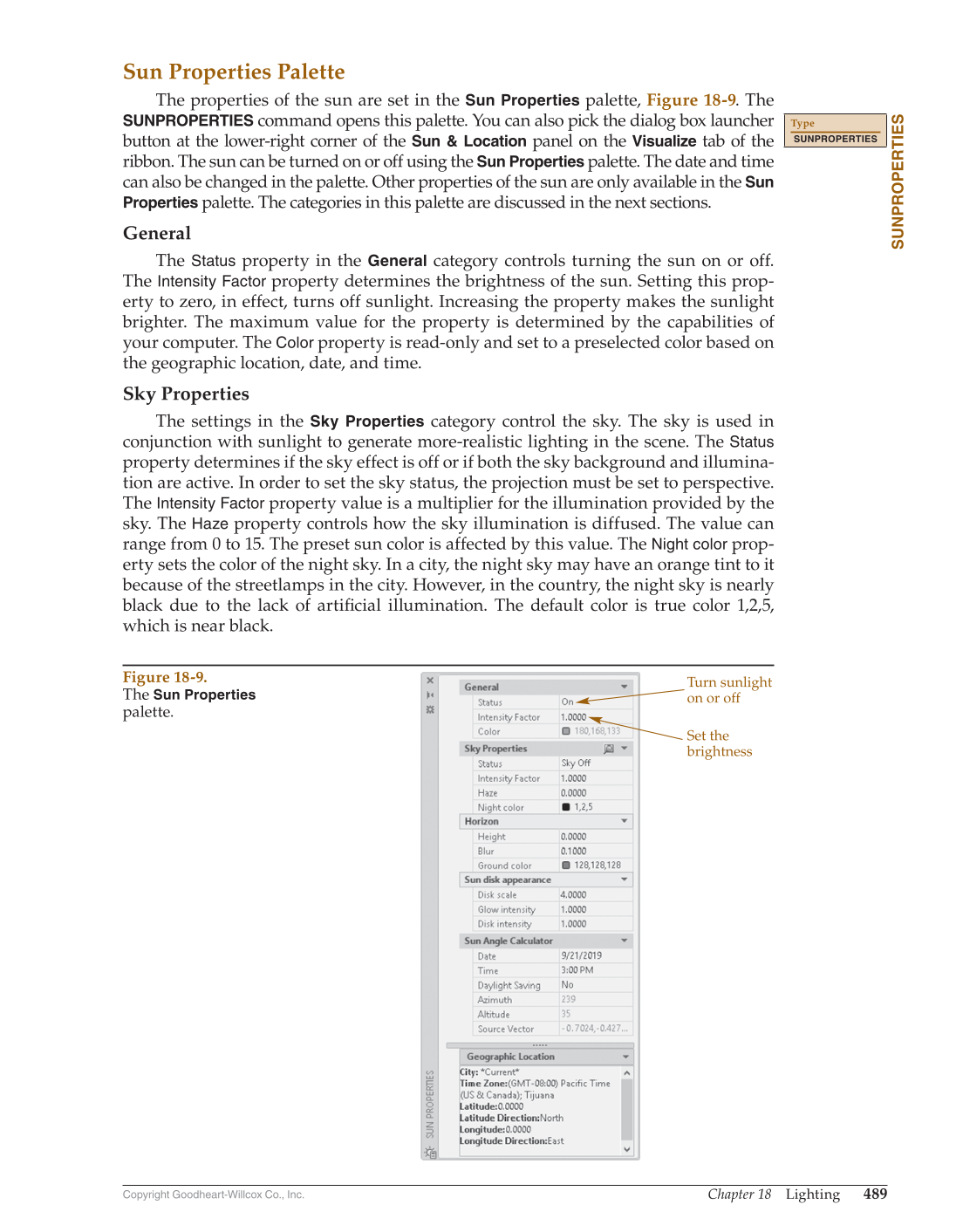 AutoCAD and Its Applications—Comprehensive 2020, 27th Edition page 489
