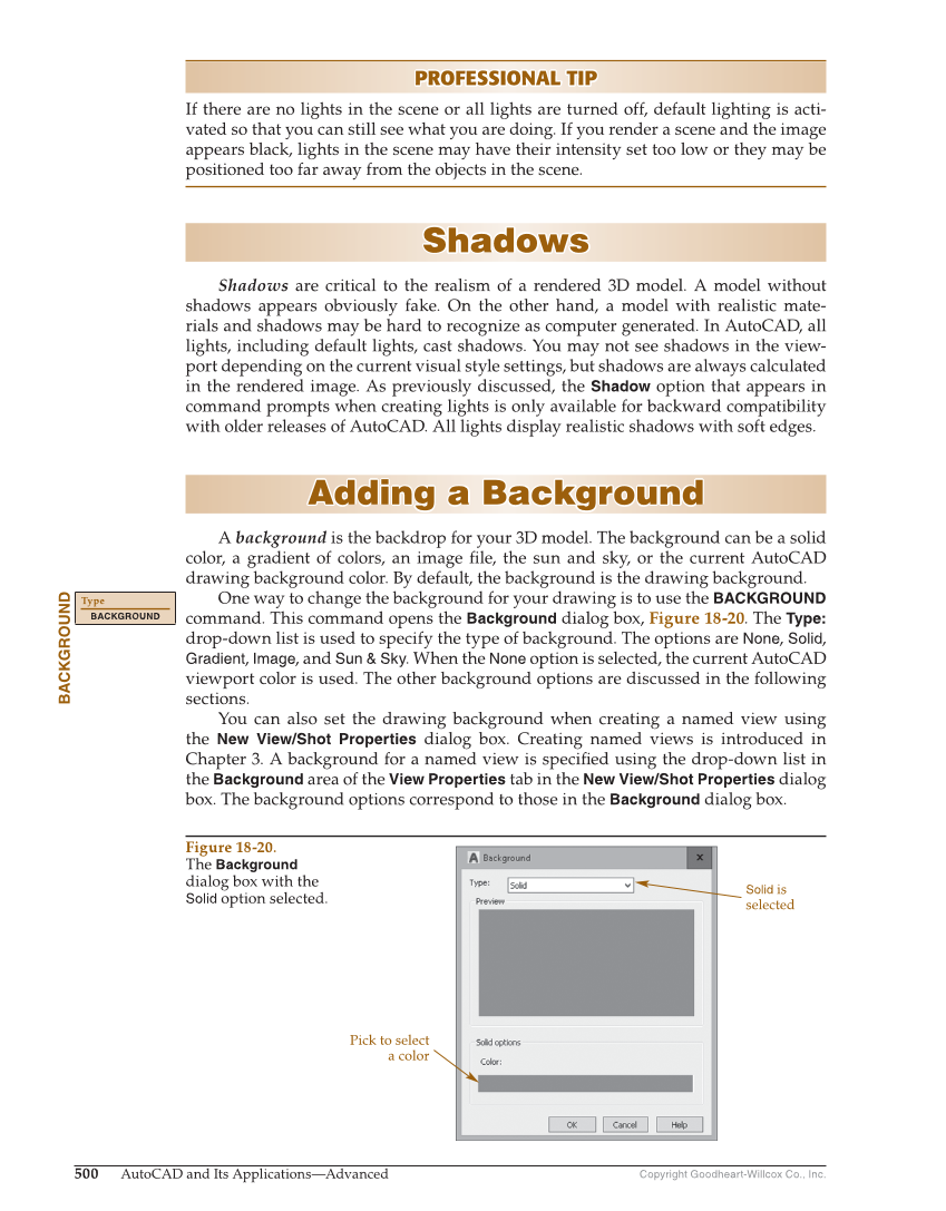 AutoCAD and Its Applications—Comprehensive 2020, 27th Edition page 500