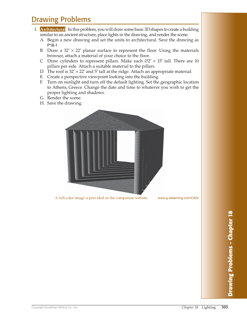AutoCAD and Its Applications—Comprehensive 2020, 27th Edition page 505